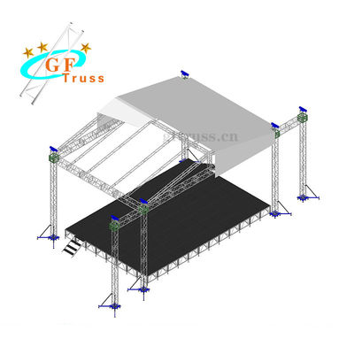 alluminio resistente dell'esposizione della capriata della fase di 290*290mm per l'evento all'aperto