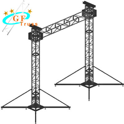 Capriata di alluminio di illuminazione del triangolo del portone della fase 6061 T6 per la cabina dello schermo del LED