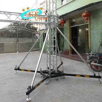 capriata di alluminio della fase della spina di 290*290mm per la mostra all'aperto
