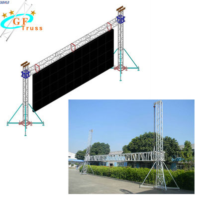 Strutture di sistema della capriata dell'esposizione dei supporti al suolo della capriata dello schermo di mostra LED