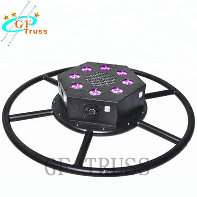 Capriata girante di illuminazione del mini cerchio di nozze 8 secondi/cerchio