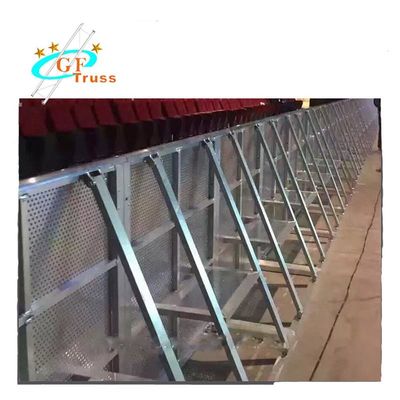 Barriera di alluminio della strada della fase di controllo di folla della polizia stradale del portone per il calcestruzzo di vendita di ConcertBest