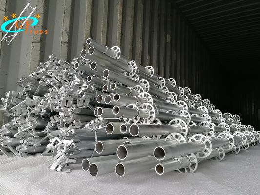 Forma resistente del quadrato di dimensione media della capriata di alluminio di strato 6061 T6