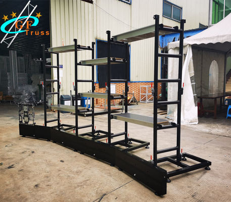 Schermo curvo d'attaccatura 0.8M del LED 0.5M Aluminum Alloy Truss