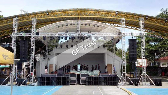 Metropolitana all'aperto d'accensione di alluminio della fase 50*3mm di concerto della capriata