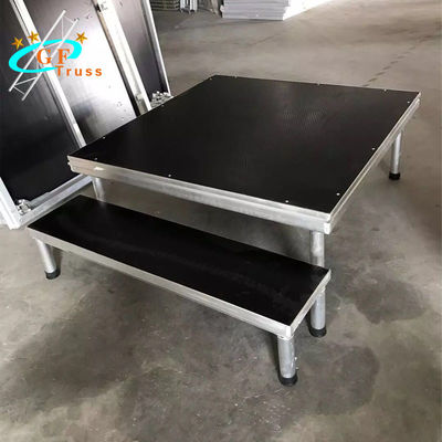 piattaforma di alluminio 1.22m*1.22m della fase di 1m*1m 1m*2m per nozze