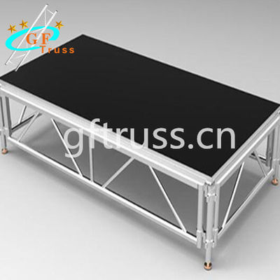 Fase di alluminio portatile 1.22*1.22M della capriata del plexiglass dell'interno