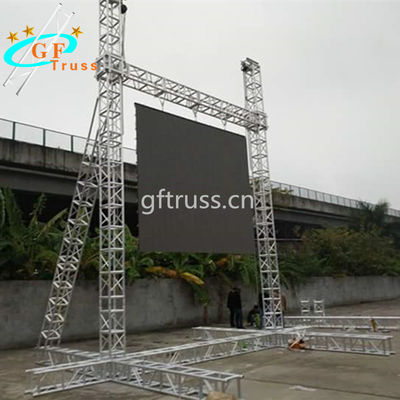 Capriata di alluminio di illuminazione del triangolo del portone della fase 6061 T6 per la cabina dello schermo del LED