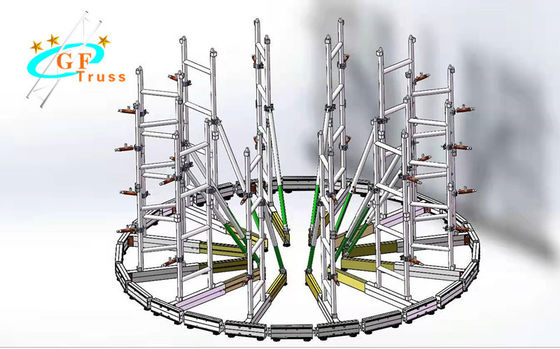 Dimensione di alluminio 500*500mm del Governo della capriata dello schermo di 6061 LED 500mm*1000mm