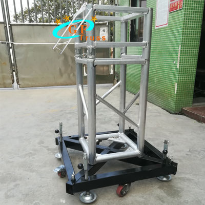 capriata di alluminio quadrata della vite di 400*400mm per i sistemi di illuminazione della fase