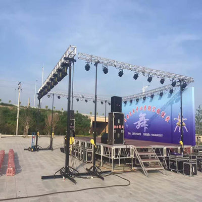 capriata di alluminio della fase della spina di 290*290mm per la mostra all'aperto
