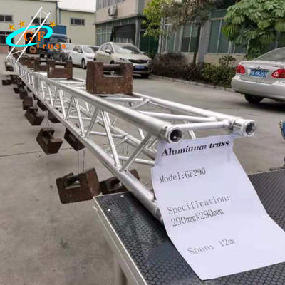 capriata di alluminio quadrata della fase di lunghezza di 4m per illuminazione del tetto
